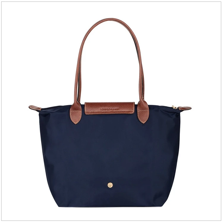 商品Longchamp|Longchamp 珑骧 女士藏蓝尼龙长柄小号购物袋 2605089556,价格¥742,第4张图片详细描述