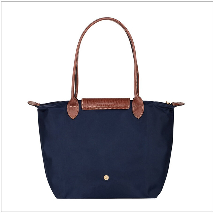 商品Longchamp|Longchamp 珑骧 女士藏蓝尼龙长柄小号购物袋 2605089556,价格¥680,第6张图片详细描述