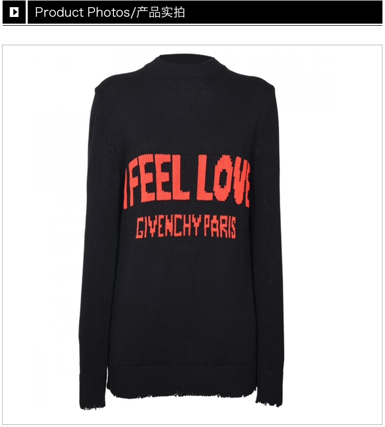 商品[国内直发] Givenchy|GIVENCHY 黑色女士卫衣/帽衫 17A7802524-009,价格¥3207,第4张图片详细描述
