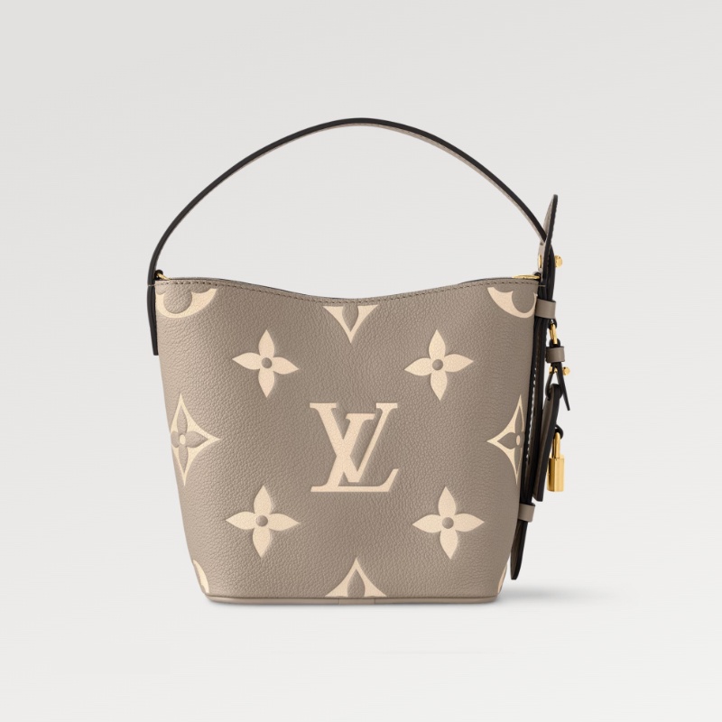 商品Louis Vuitton|【预售十天】路易威登 ALL IN BB 大象灰手袋 压纹粒面牛皮革水桶包 M13045,价格¥21758,第6张图片详细描述