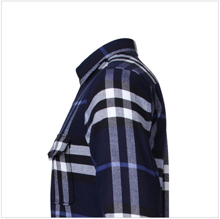 商品[国内直发] Burberry|BURBERRY 藏蓝色男士衬衫 3942162,价格¥2313,第5张图片详细描述