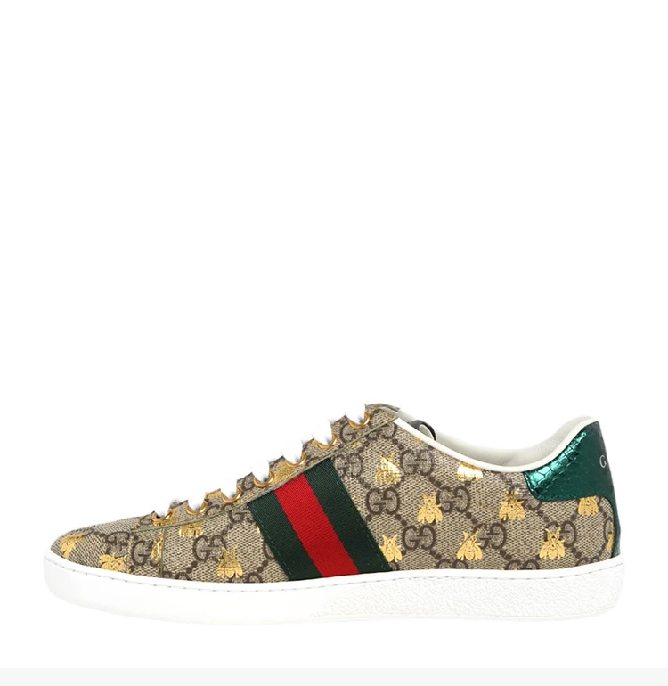 商品[国内直发] Gucci|GUCCI 女士米印花运动鞋 550051-9N050-8465,价格¥6779,第5张图片详细描述