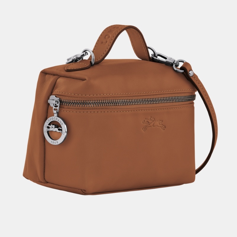 商品Longchamp|珑骧女士皮革单肩斜挎包迷你棕色（香港仓发货）,价格¥2578,第6张图片详细描述