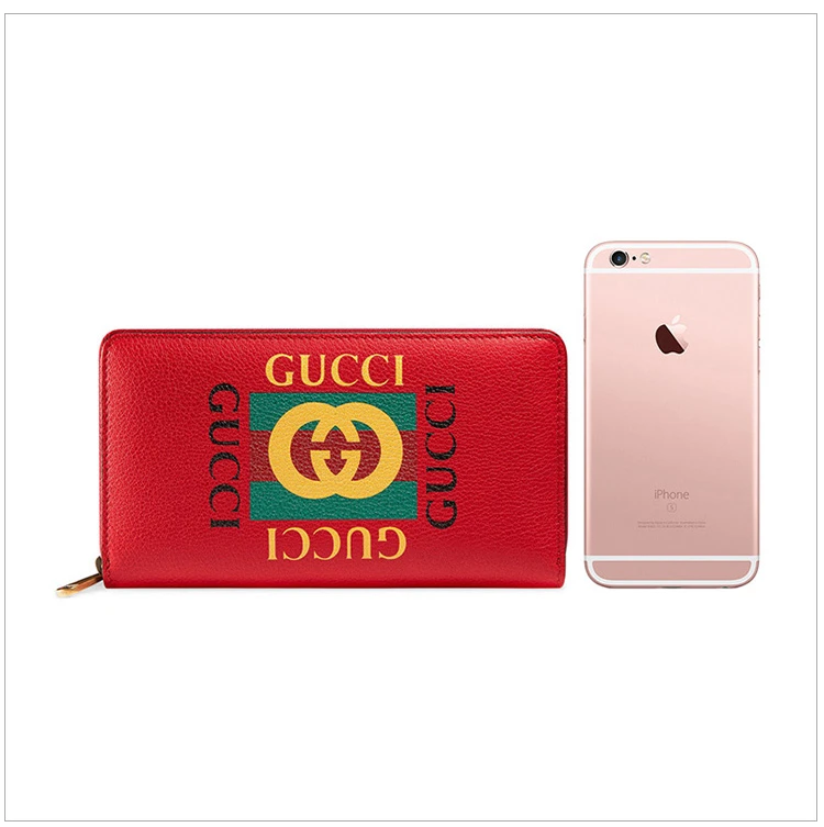 商品[国内直发] Gucci|GUCCI 红色男士长款钱夹 496317-0GDAT-6461,价格¥7752,第10张图片详细描述