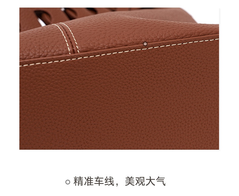 商品[国内直发] GLENVINTEN|格岚云顿新款复古真皮女包时尚简约软皮单肩包小众编织手提包,价格¥886,第15张图片详细描述