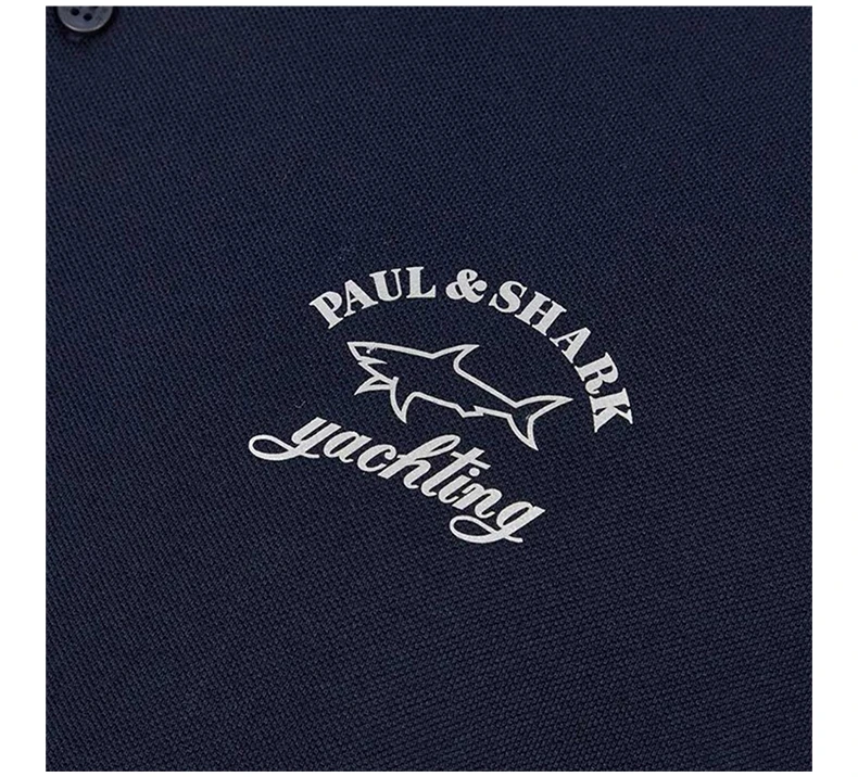 商品Paul & Shark|PAUL&SHARK 藏蓝色男士POLO衫 21411317-013,价格¥621,第8张图片详细描述