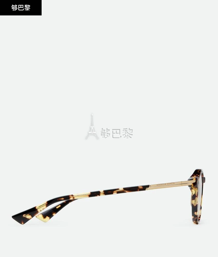 商品Bottega Veneta|包邮包税【预售7天发货】 BV葆蝶家 24春夏 男士 光学眼镜 Lunettes Panthos Forte Recycled en acétate 770655V2Q301511,价格¥3565,第5张图片详细描述