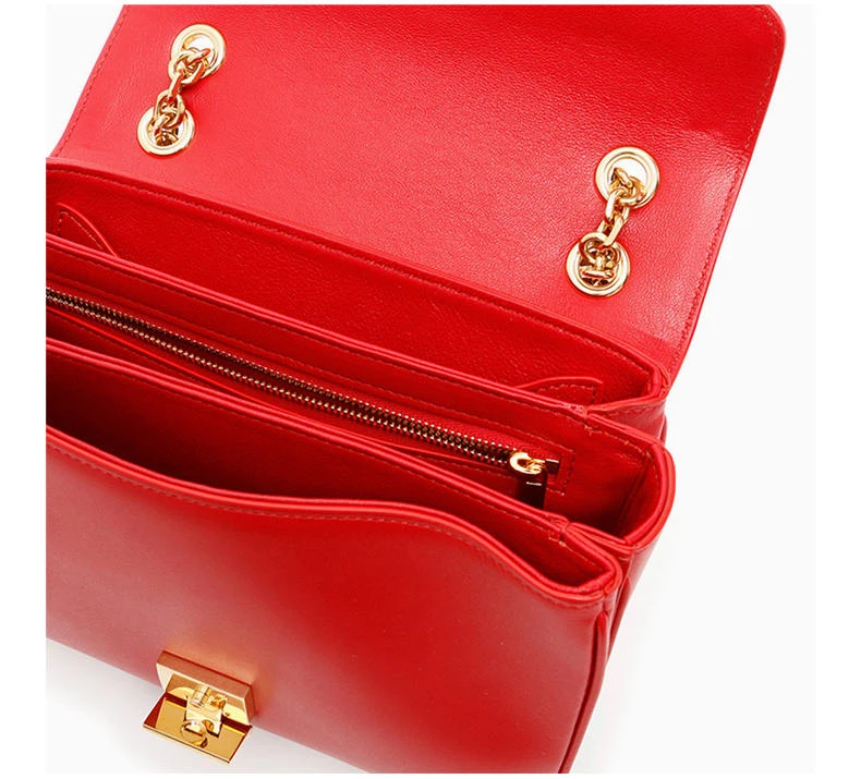 商品[国内直发] Celine|CELINE 红色女士单肩包 187253-BFB-27ED,价格¥20169,第7张图片详细描述
