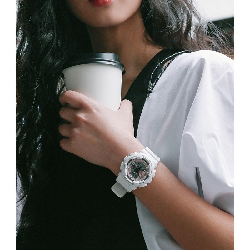商品[国内直发] Casio|卡西欧手表女限量gshock运动白色星空电子表,价格¥892,第5张图片详细描述