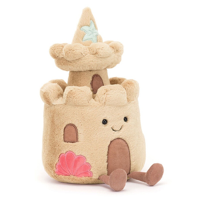 商品Jellycat|Jellycat 米色棉/聚酯纤维趣味沙堡玩偶,价格¥582,第3张图片详细描述