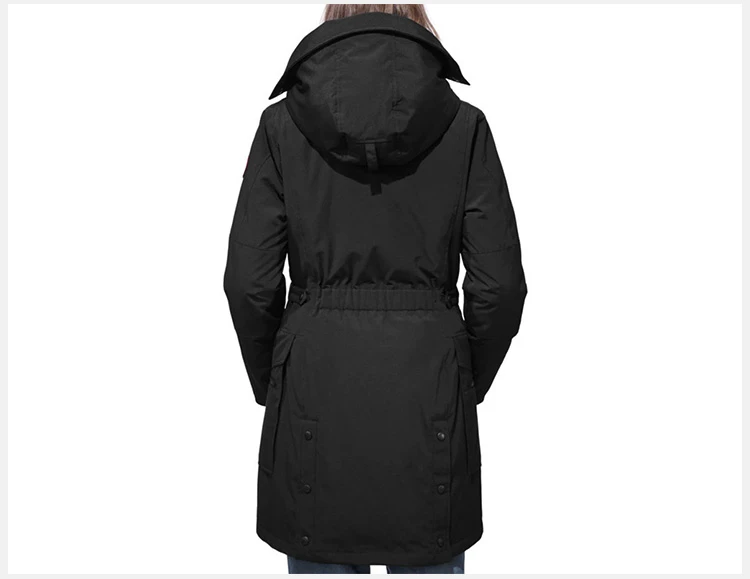 商品[国内直发] Canada Goose|Canada Goose 加拿大鹅 女士长款黑色羽绒服 3811L-BLACK,价格¥5551,第7张图片详细描述