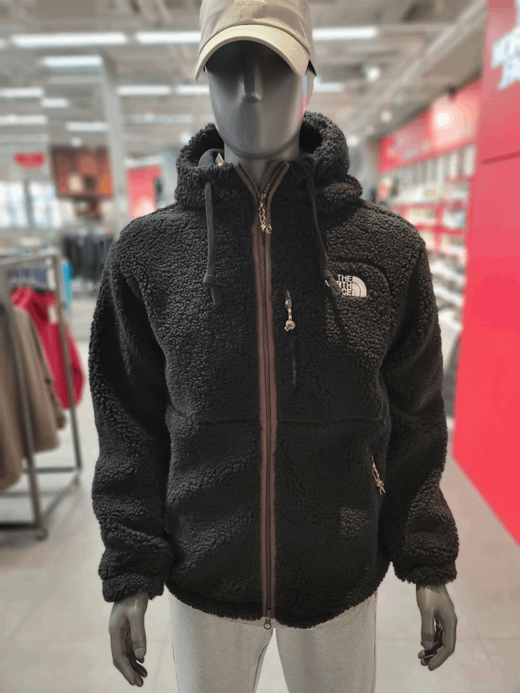 商品The North Face|【Brilliant|包邮包税】北面户外 男女共用 PLAY 绿色 绒布 连帽 NJ4FN64B BLK,价格¥991,第1张图片详细描述