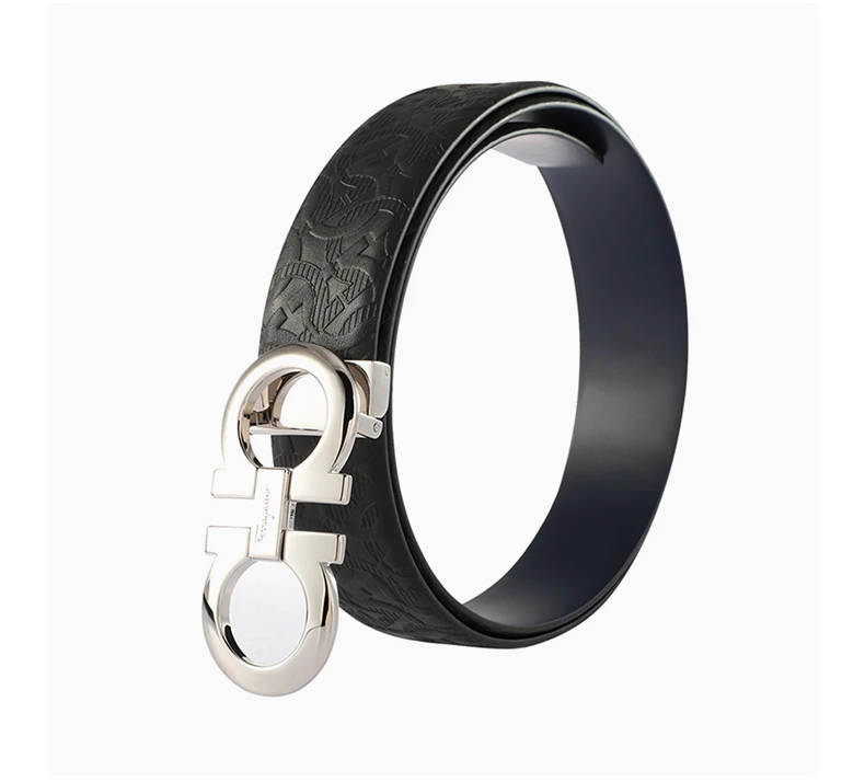 商品Salvatore Ferragamo|SALVATORE FERRAGAMO 黑色男士腰带 67-9939-746527,价格¥2521,第4张图片详细描述
