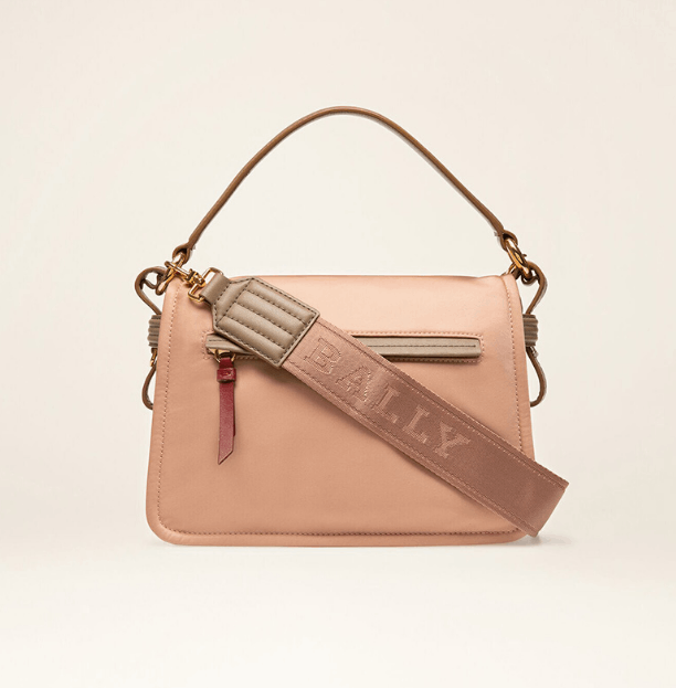 商品Bally|巴利2022新款EKYRA女士粉色单肩斜挎包600790-25381（澳门仓发货）,价格¥5554,第3张图片详细描述