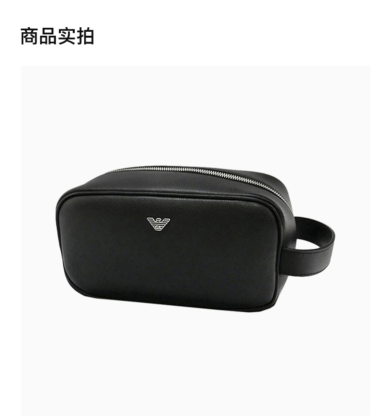 商品[国内直发] Emporio Armani|EMPORIO ARMANI 黑色男士手拿袋 Y4R159-YAQ2E-81072,价格¥997,第4张图片详细描述