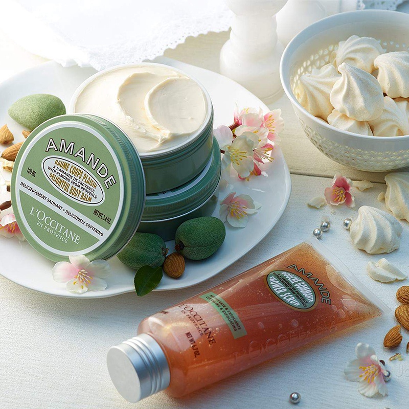商品L'Occitane|L'occitane欧舒丹甜扁桃杏仁柔滑身体乳霜润肤霜100ml,价格¥217,第3张图片详细描述