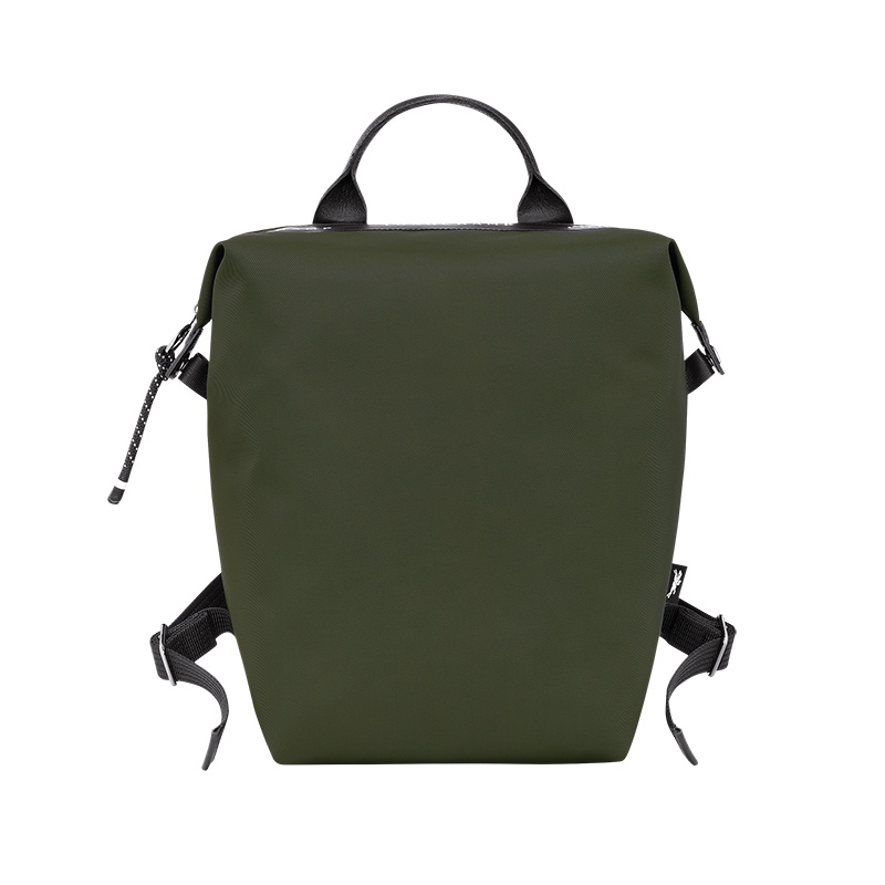 商品Longchamp|LONGCHAMP/珑骧 女士大号帆布拉链闭合双肩包,价格¥2006,第4张图片详细描述