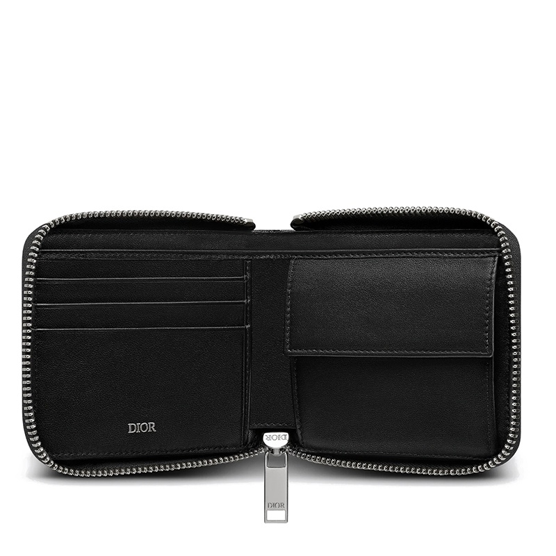 商品Dior|DIOR/迪奥 秋冬新款 男士老花帆布拉链钱包2ESBC092YSE_H05E,价格¥4472,第3张图片详细描述
