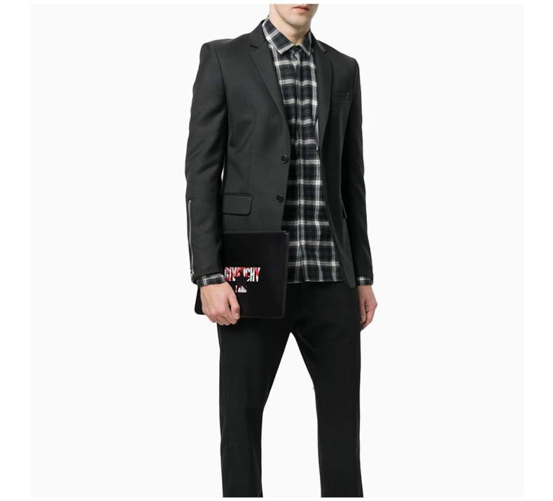 商品Givenchy|GIVENCHY 黑色男士手拿包 BK600JK06E-009,价格¥3562,第7张图片详细描述