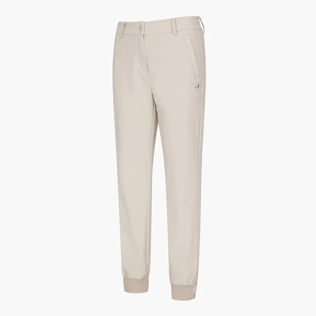 商品【预售商品15天发货】 LE COQ SPORTIF|高尔夫系列女性下摆设计 jogger 裤展现时尚气息 GO312LPT92-BEGE,价格¥725,第12张图片详细描述