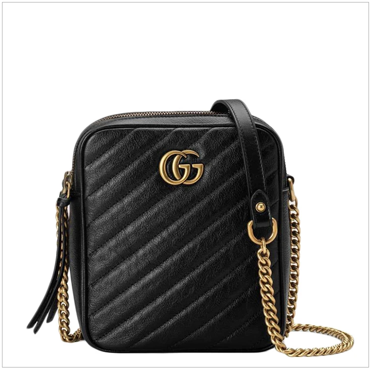 商品[国内直发] Gucci|GUCCI 古驰 女士迷你链条单肩包 550155-0OLFT-1000,价格¥9323,第3张图片详细描述