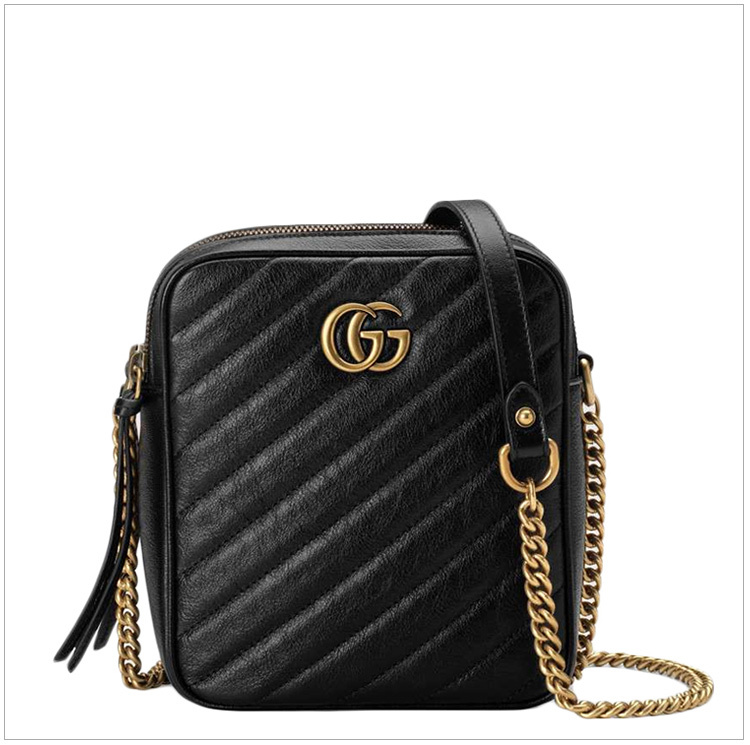 商品[国内直发] Gucci|GUCCI 古驰 女士迷你链条单肩包 550155-0OLFT-1000,价格¥9318,第3张图片详细描述