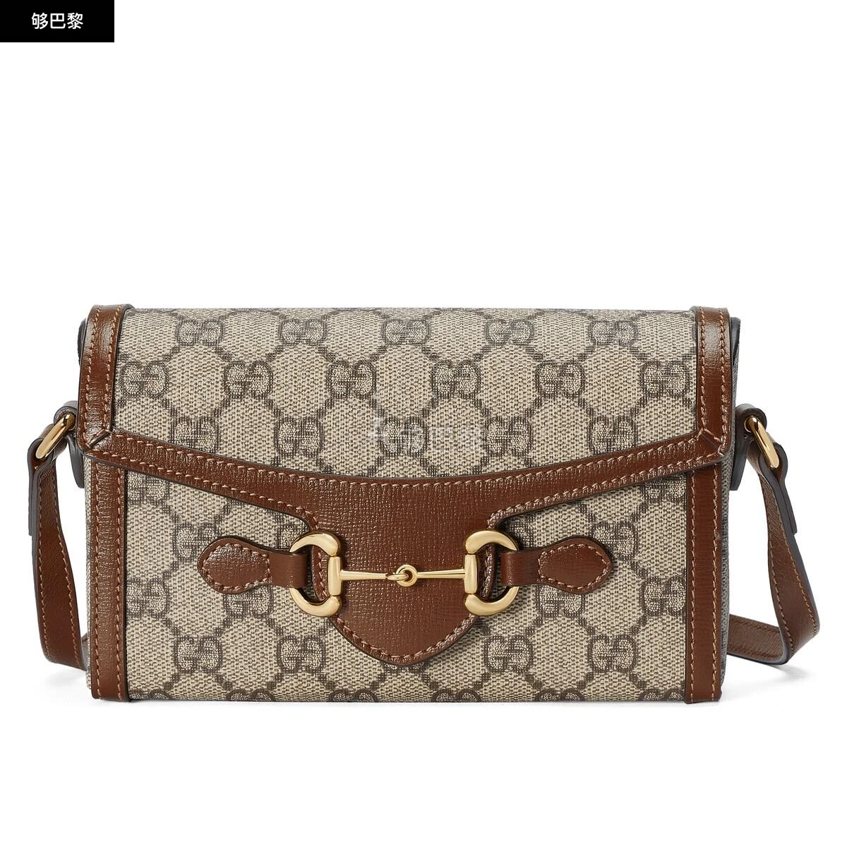 商品Gucci|【预售】 古驰 24秋冬 女士 单肩包 Gucci Horsebit 1955系列迷你手袋 699296 92TCG 8563,价格¥8959,第5张图片详细描述