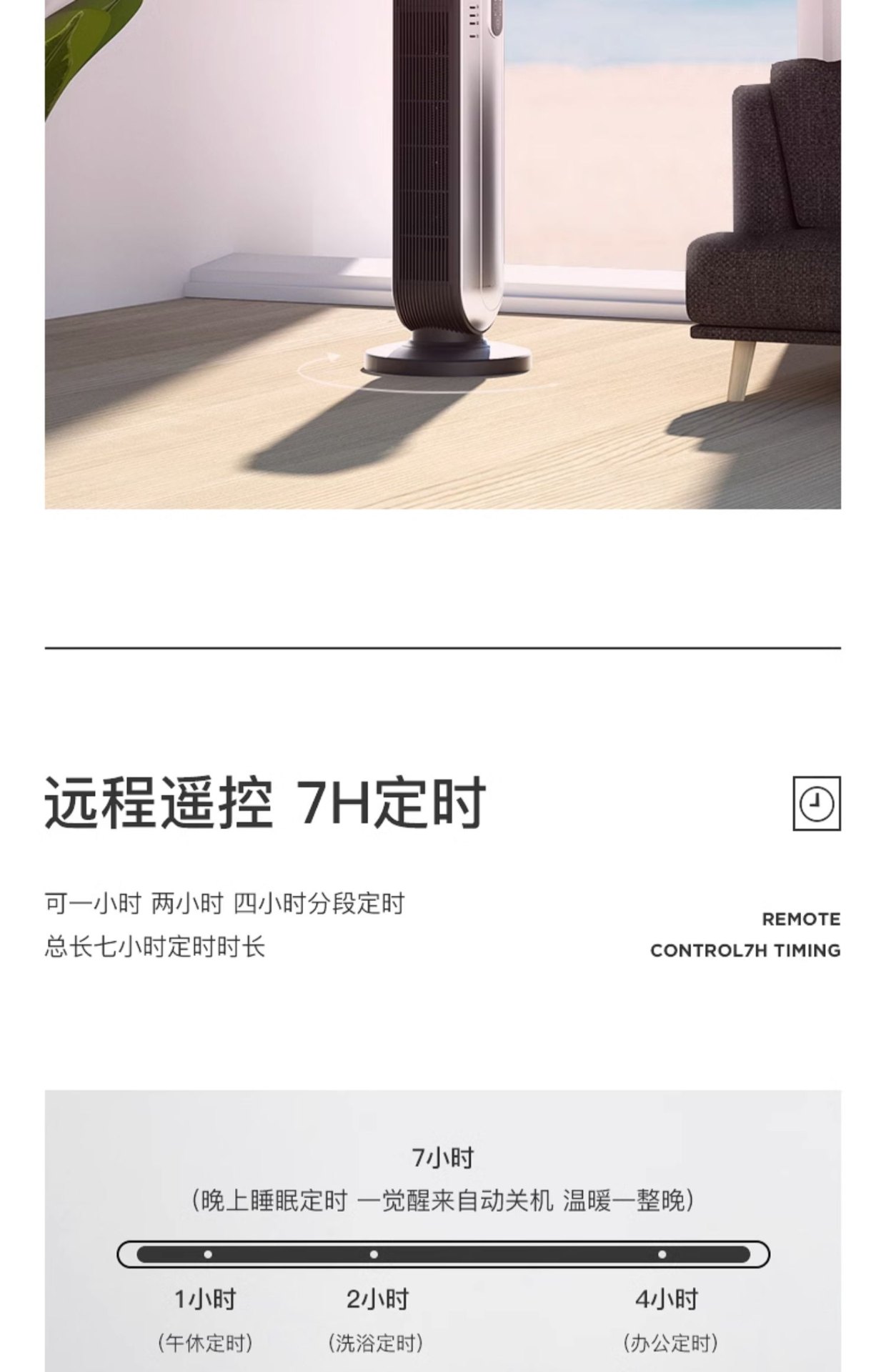 商品[国内直发] Philips|飞利浦取暖器家用速热遥控暖风机节能客厅婴儿省电暖器气办公浴室,价格¥934,第15张图片详细描述