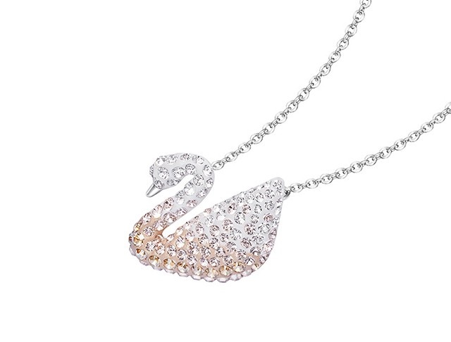商品[国内直发] Swarovski|SWAROVSKI施华洛世奇项链渐变天鹅专柜同款锁骨链小号配饰 5215038【小号渐变天鹅】,价格¥377,第7张图片详细描述