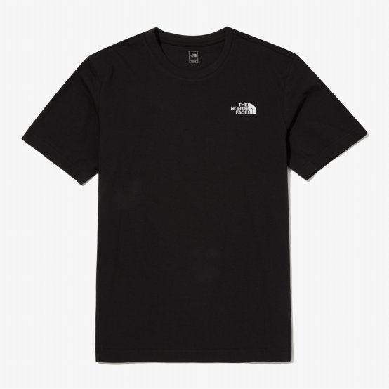 商品The North Face|【国内发货|包邮包税】北面 短袖T恤 简约 黑色 基础款 NT7UN04ABLK,价格¥148,第2张图片详细描述