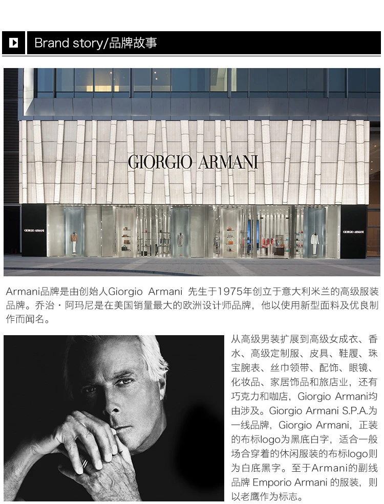 商品[国内直发] Giorgio Armani|GIORGIO ARMANI 蓝色男士POLO衫 3YSF56-JSFZ-0721,价格¥2166,第9张图片详细描述