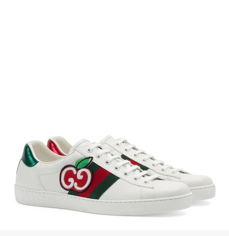 商品[国内直发] Gucci|GUCCI 古驰 白色男士休闲/运动鞋 611376-DOPE0-9064,价格¥6658,第5张图片详细描述