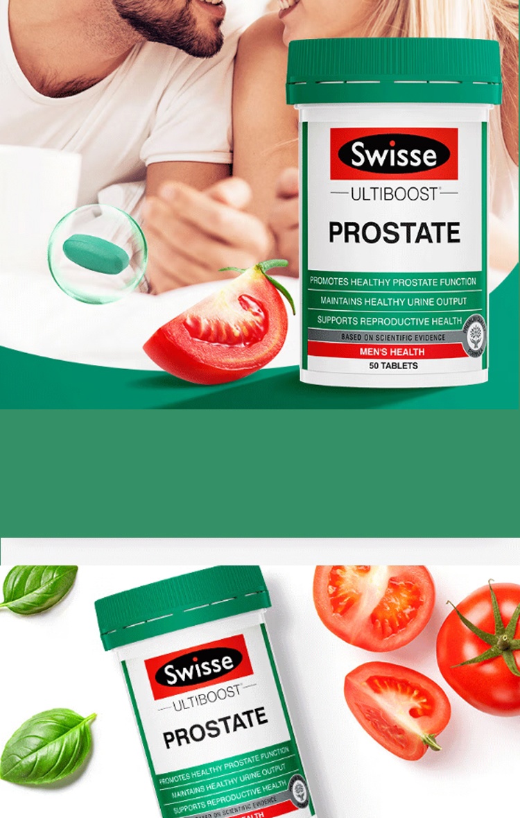 商品Swisse|澳大利亚Swisse斯维思前列康片/锯棕榈番茄红素片50粒*2 （新旧版本随机发货）,价格¥361,第1张图片详细描述