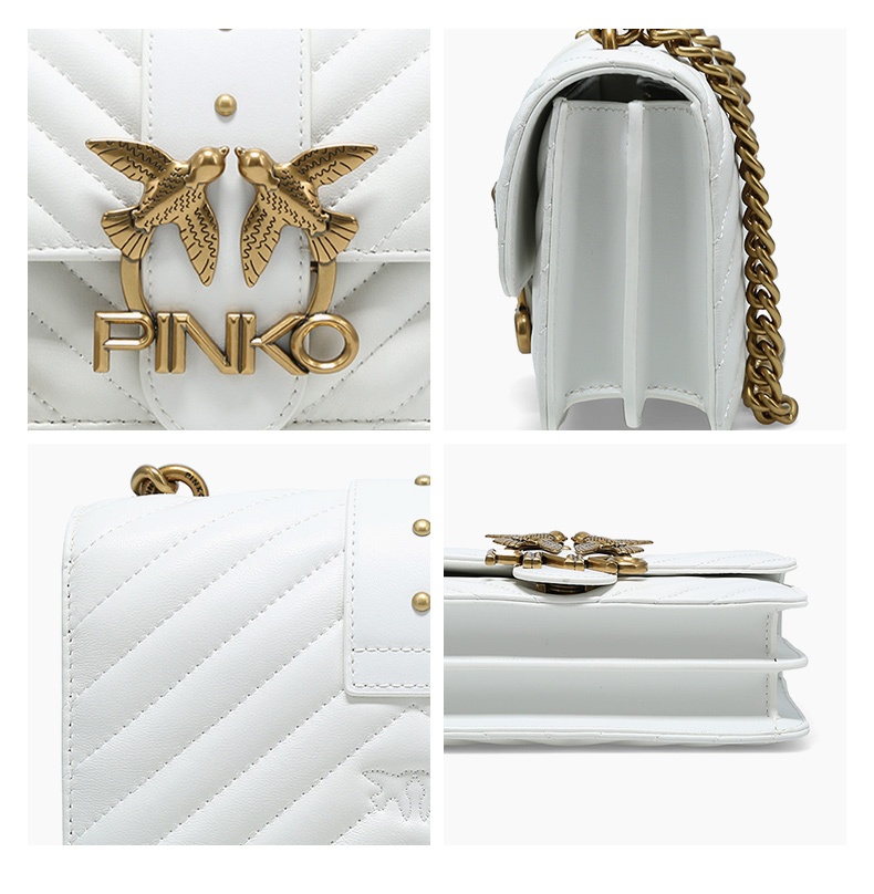 商品PINKO|品高21春夏定制款mini绗缝小香风款飞鸟燕子包,价格¥1688,第12张图片详细描述