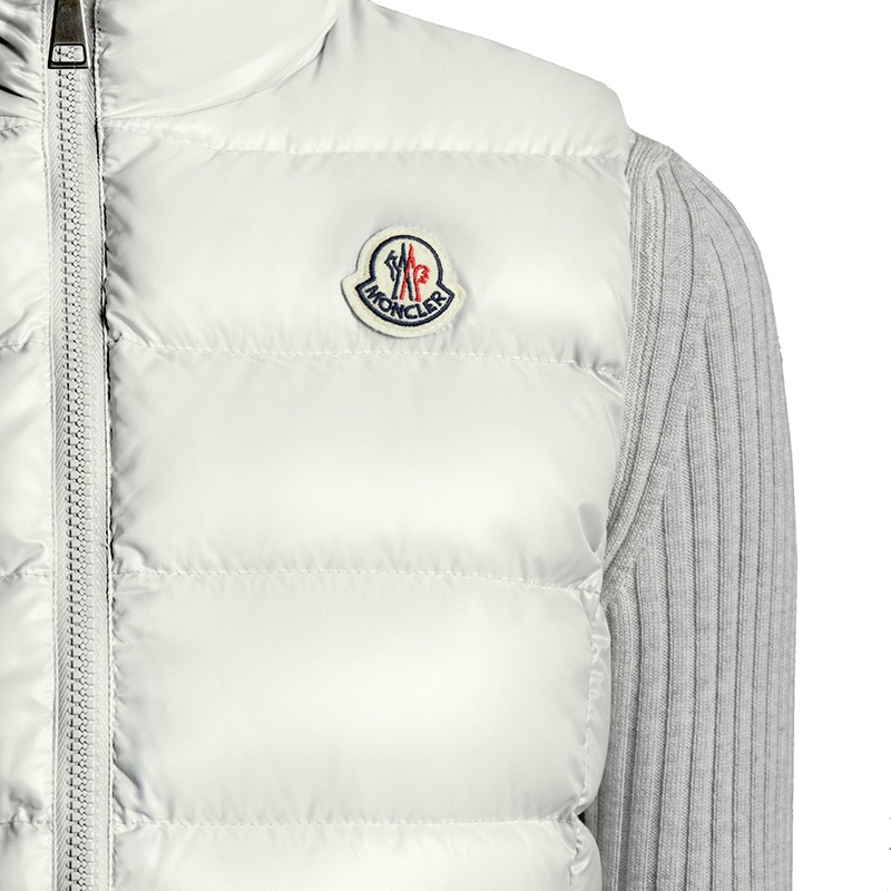 商品Moncler|Moncler/蒙克莱 22年秋冬新款 Ghany系列 白色无袖羽绒服马甲H20931A5250068950032,价格¥5867,第7张图片详细描述