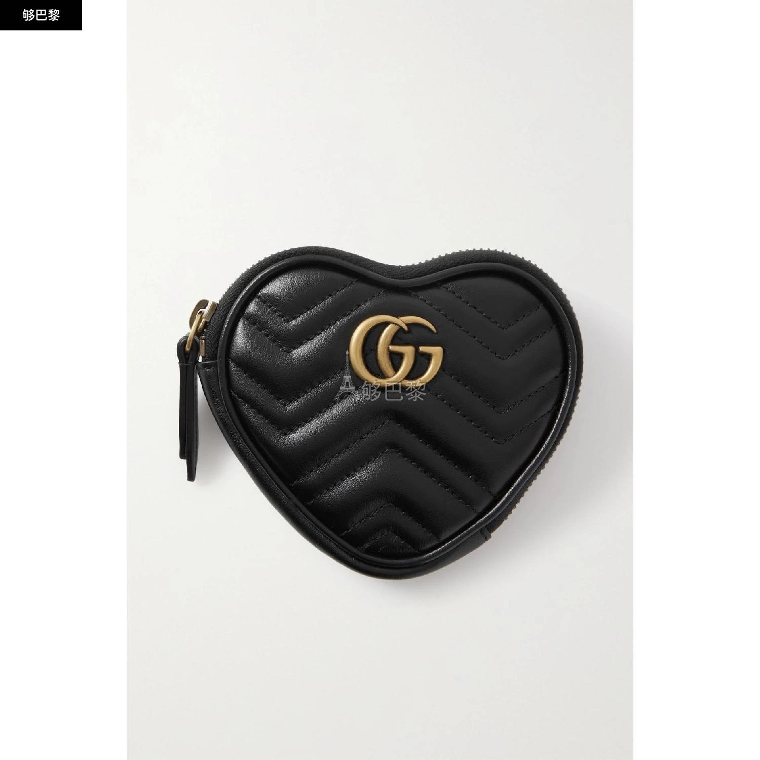 商品Gucci|包邮包税【预售7天发货】 GUCCI古驰 23秋冬 女士 钱包 GG Marmont 2.0 绗缝皮革零钱包 1647597277500426 699517DTDHT1000 ,价格¥3665,第3张图片详细描述