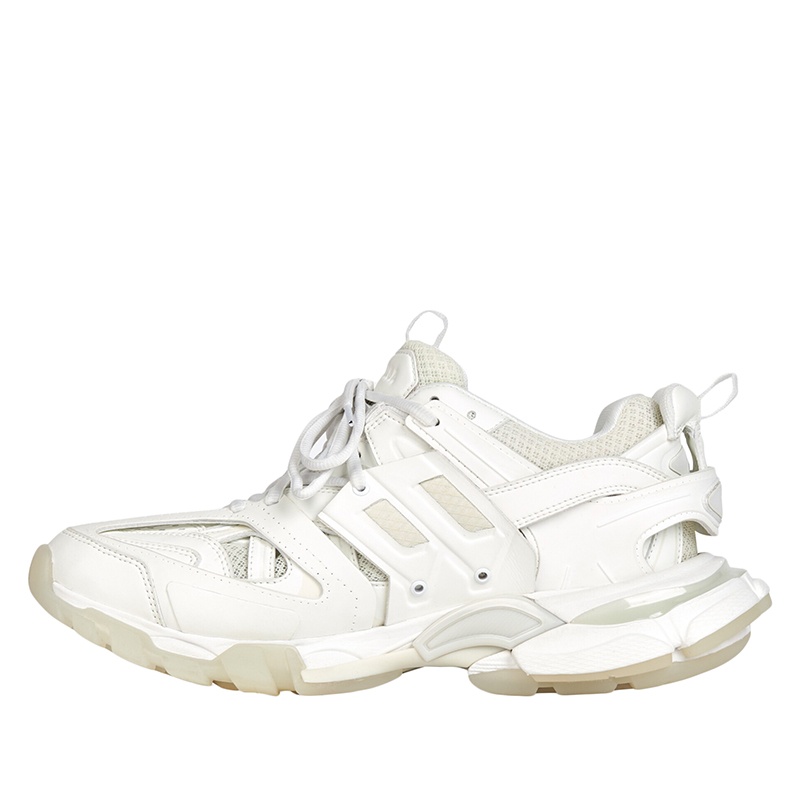 商品Balenciaga|Balenciaga/巴黎世家 秋冬新款 Track系列 男士白色夜光网布和尼龙运动鞋542023W3CR19000,价格¥7501,第2张图片详细描述