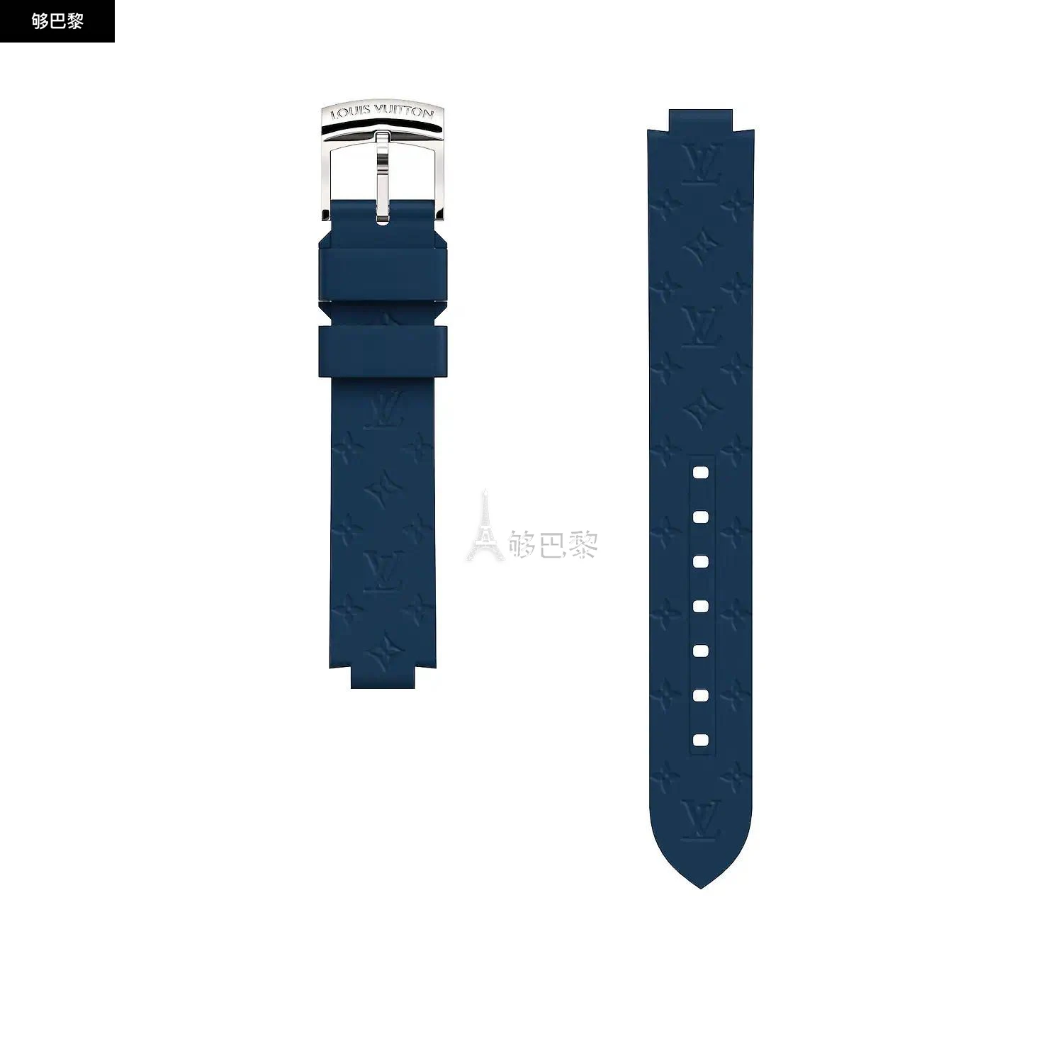 商品Louis Vuitton|【预售】 LV路易威登 25春夏 女士 手表带 TAMBOUR MONOGRAM 橡胶表带 R15234 ,价格¥4232,第2张图片详细描述