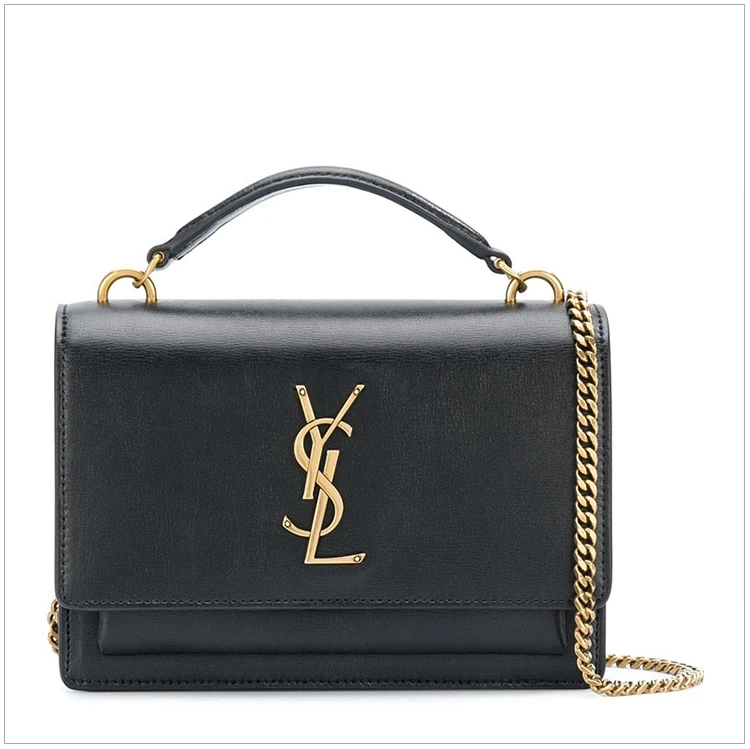 商品[国内直发] Yves Saint Laurent|YSL 圣罗兰 女士黑色牛皮单肩包斜挎包 533026-D422W-1000,价格¥11362,第19张图片详细描述