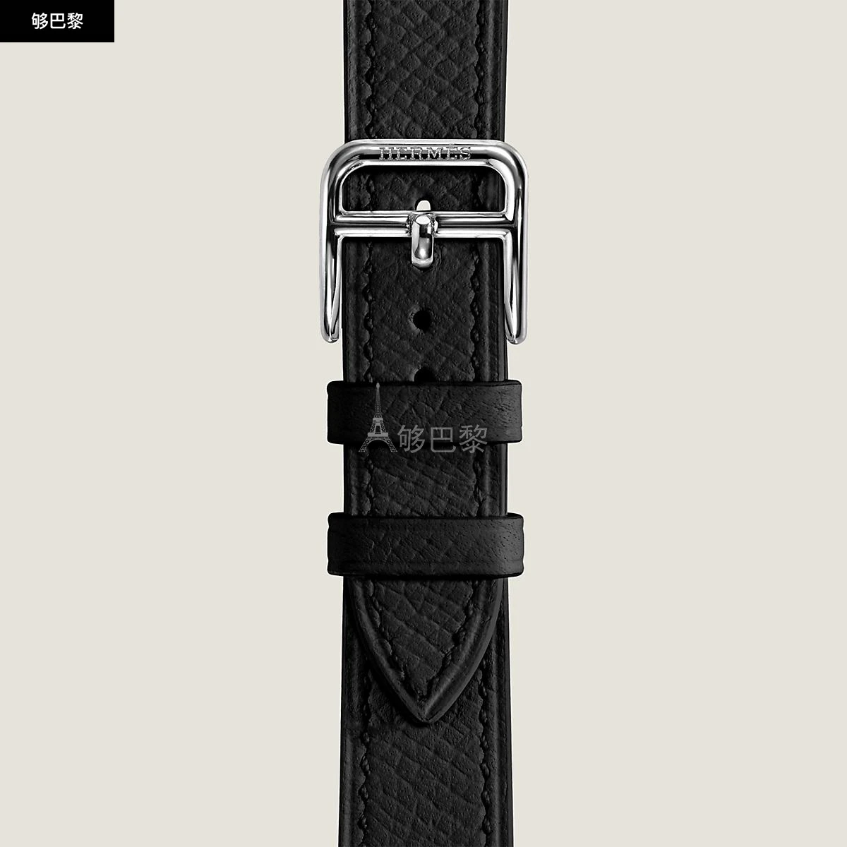 商品Hermes|【预售】 爱马仕 24秋冬 女士 手表带 Bracelet pour Heure H Petit modèle 25 mm, simple tour WKB0060WK89103,价格¥3173,第3张图片详细描述