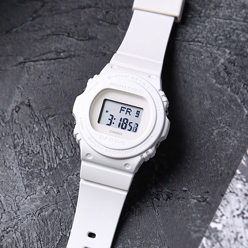 商品[国内直发] Casio|卡西欧手表BABY-G全新纯液晶显示表款 防震 200米防水 电子荧光照明 世界时间（48个城市）间歇响报 约3年电池寿命 全自动日历功能,价格¥458,第3张图片详细描述