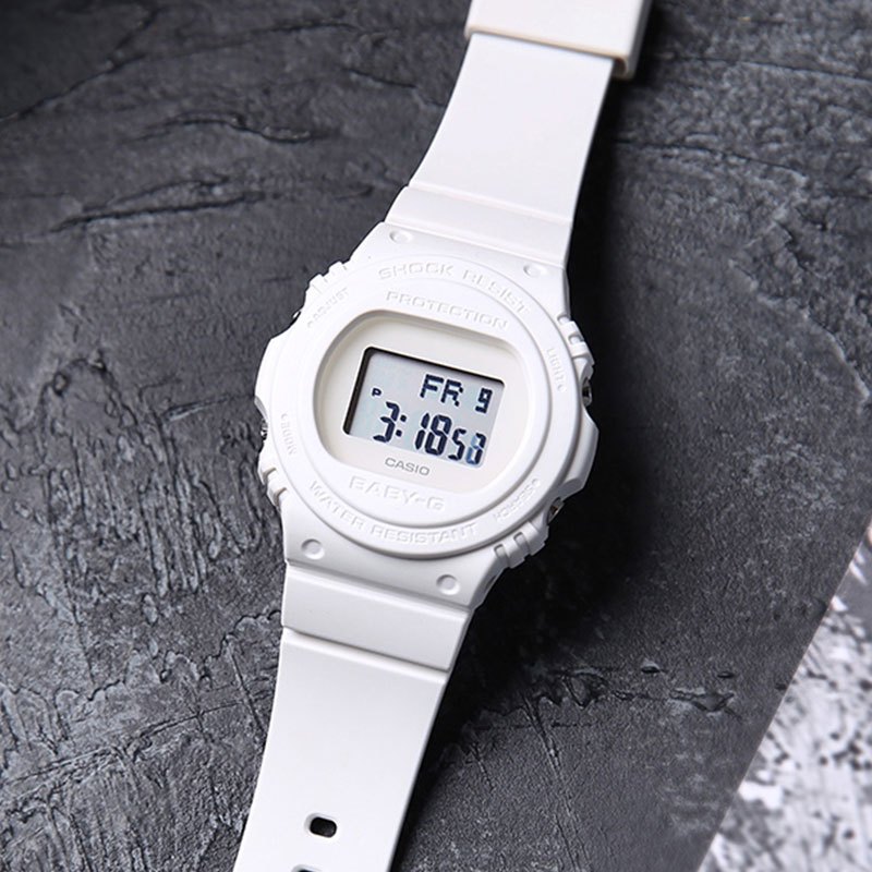 商品[国内直发] Casio|卡西欧手表BABY-G全新纯液晶显示表款 防震 200米防水 电子荧光照明 世界时间（48个城市）间歇响报 约3年电池寿命 全自动日历功能,价格¥462,第3张图片详细描述