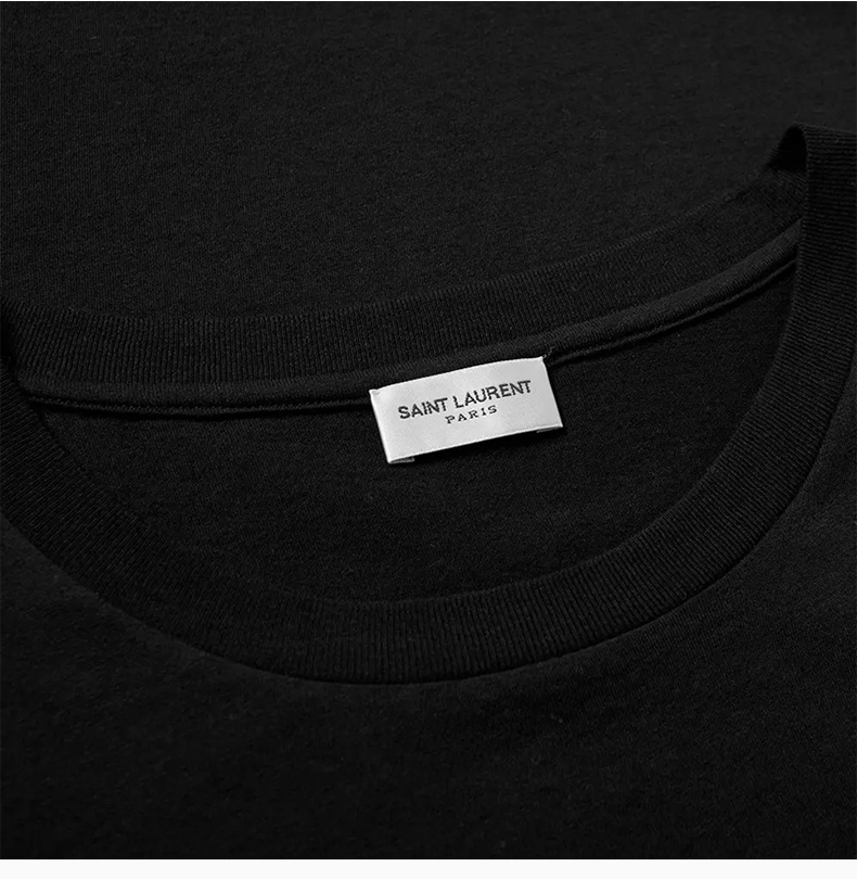 商品Yves Saint Laurent|SAINT LAURENT 男士黑色T恤 533416-YB2WS-1001,价格¥2929,第10张图片详细描述