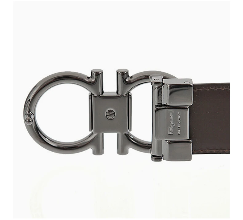 商品Salvatore Ferragamo|SALVATORE FERRAGAMO 黑色男士腰带 67-9938-694531,价格¥2590,第6张图片详细描述