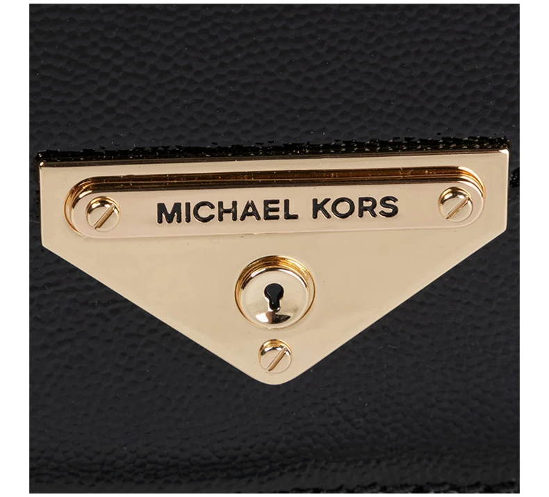 商品[国内直发] Michael Kors|Michael Kors 迈克高仕 女士黑色挎包 30H9GGHC2A-BLACK,价格¥1058,第8张图片详细描述