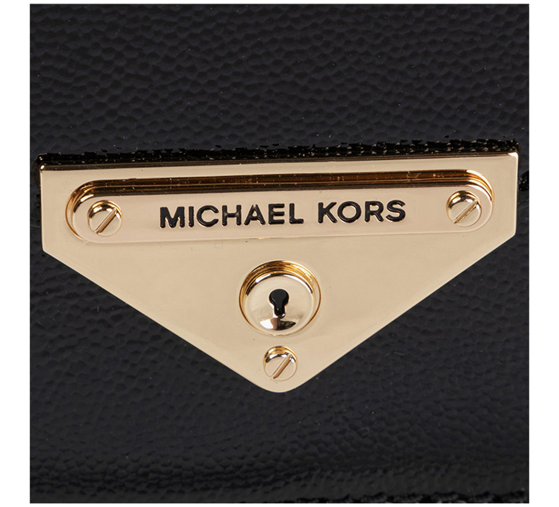 商品[国内直发] Michael Kors|Michael Kors 迈克高仕 女士黑色挎包 30H9GGHC2A-BLACK,价格¥1166,第8张图片详细描述