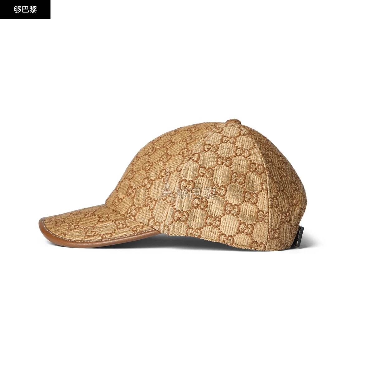 商品Gucci|【预售】 古驰 25春夏 女士 棒球帽 GG草编棒球帽 812847 3HA6A 8964 ,价格¥4730,第6张图片详细描述