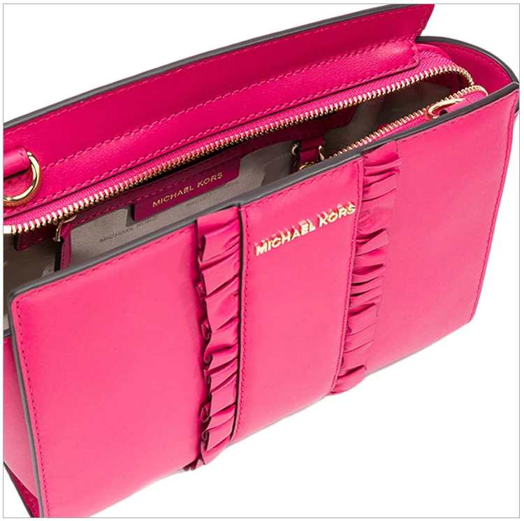 商品[国内直发] Michael Kors|MICHAEL KORS 玫红色女士斜挎包 30H7GLMM2T-ULTRAPINK,价格¥881,第9张图片详细描述
