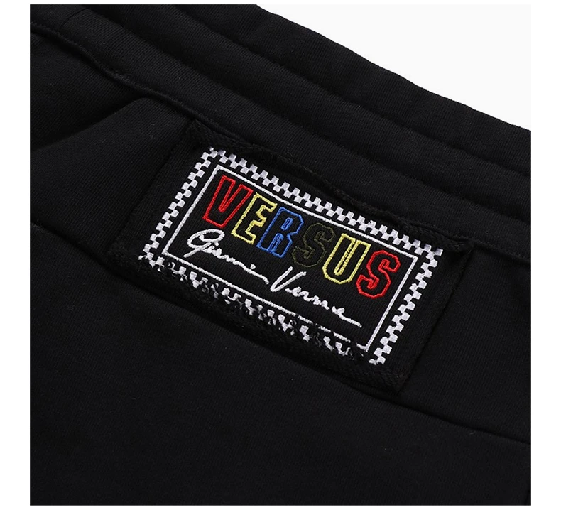 商品Versace|VERSACE 范思哲 黑色棉男士休闲裤 BU40545-BJ10390-B1008,价格¥1349,第6张图片详细描述
