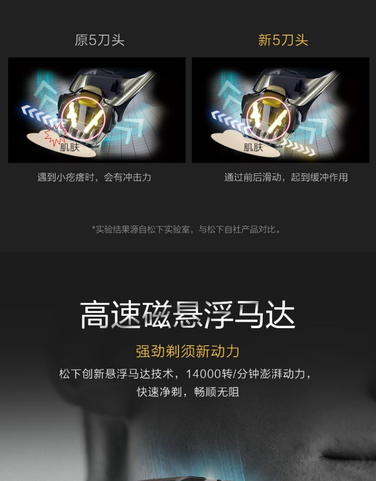 商品[国内直发] Panasonic|松下官方授权正品保证ES-LV9C剃须刀日本原装进口电动刮胡刀充电式水洗正品,价格¥2033,第11张图片详细描述